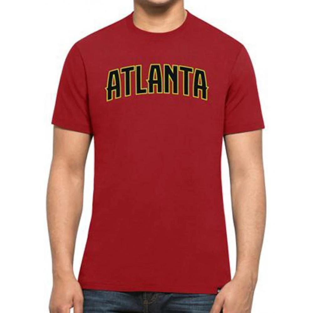 47 Forty Seven Brand Atlanta Hawks Mvp Splitter Tee  T-Shirt Uomo